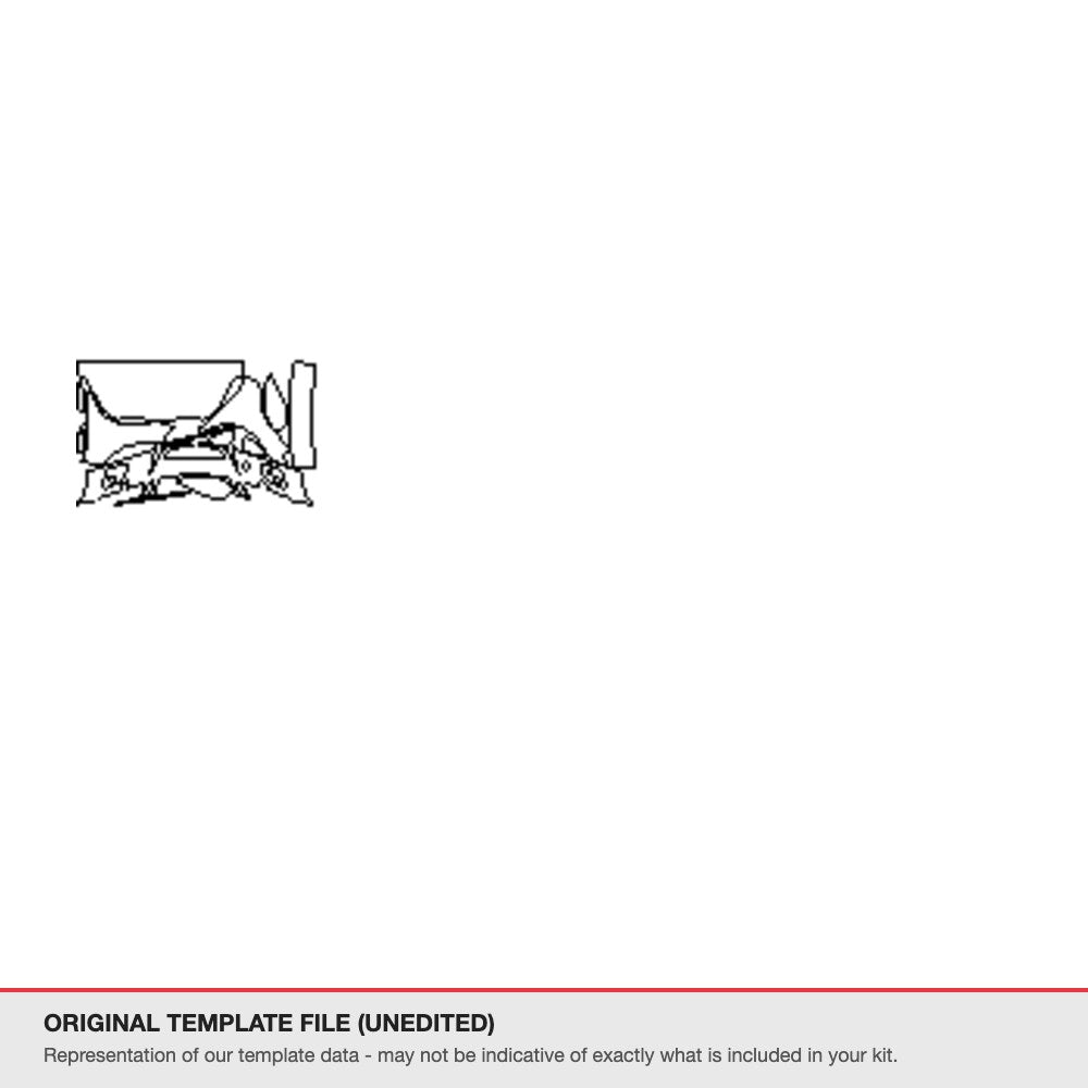 Volvo XC60 2013-2015 original template file