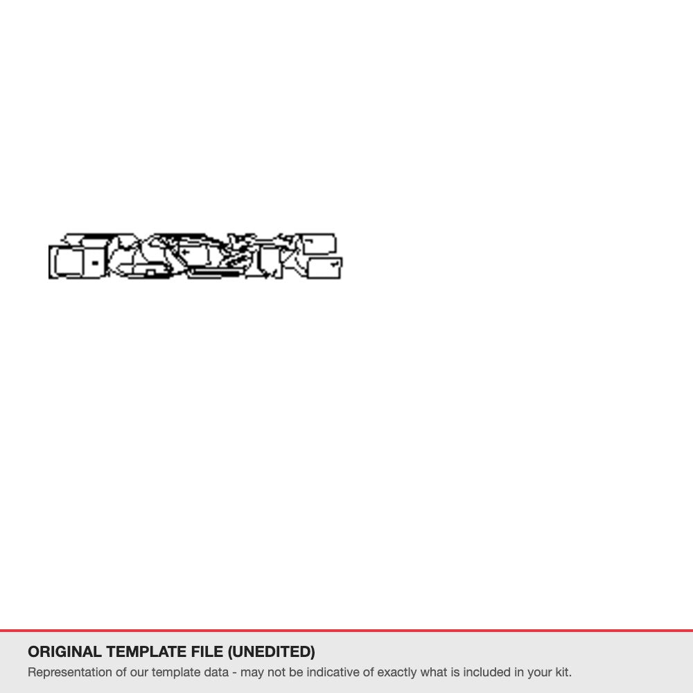 Volvo XC60 2016-2017 original template file (template 1)