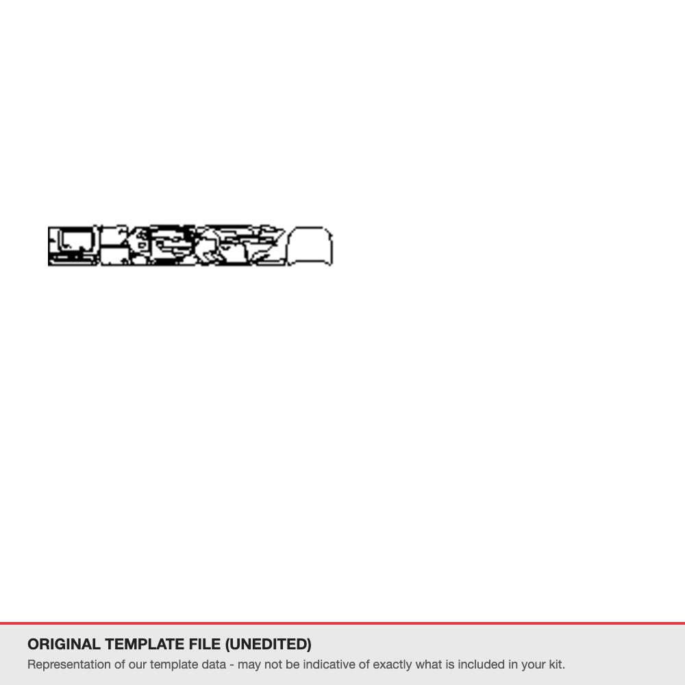 Volvo XC60 2018-2021 original template file (template 1)