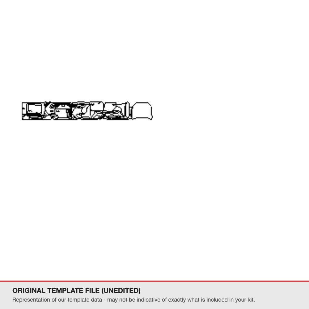 Volvo XC60 2018-2021 original template file (template 2)