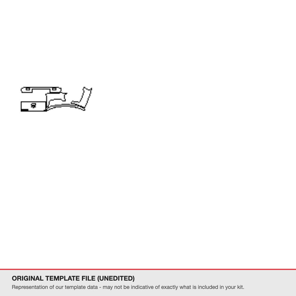 Chevrolet Silverado 2015-2016 original template file
