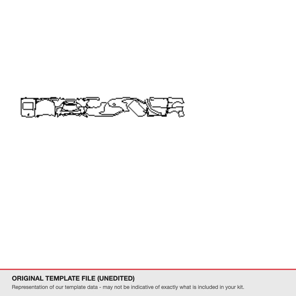 Chevrolet Camaro LS 2013-2018 original template file
