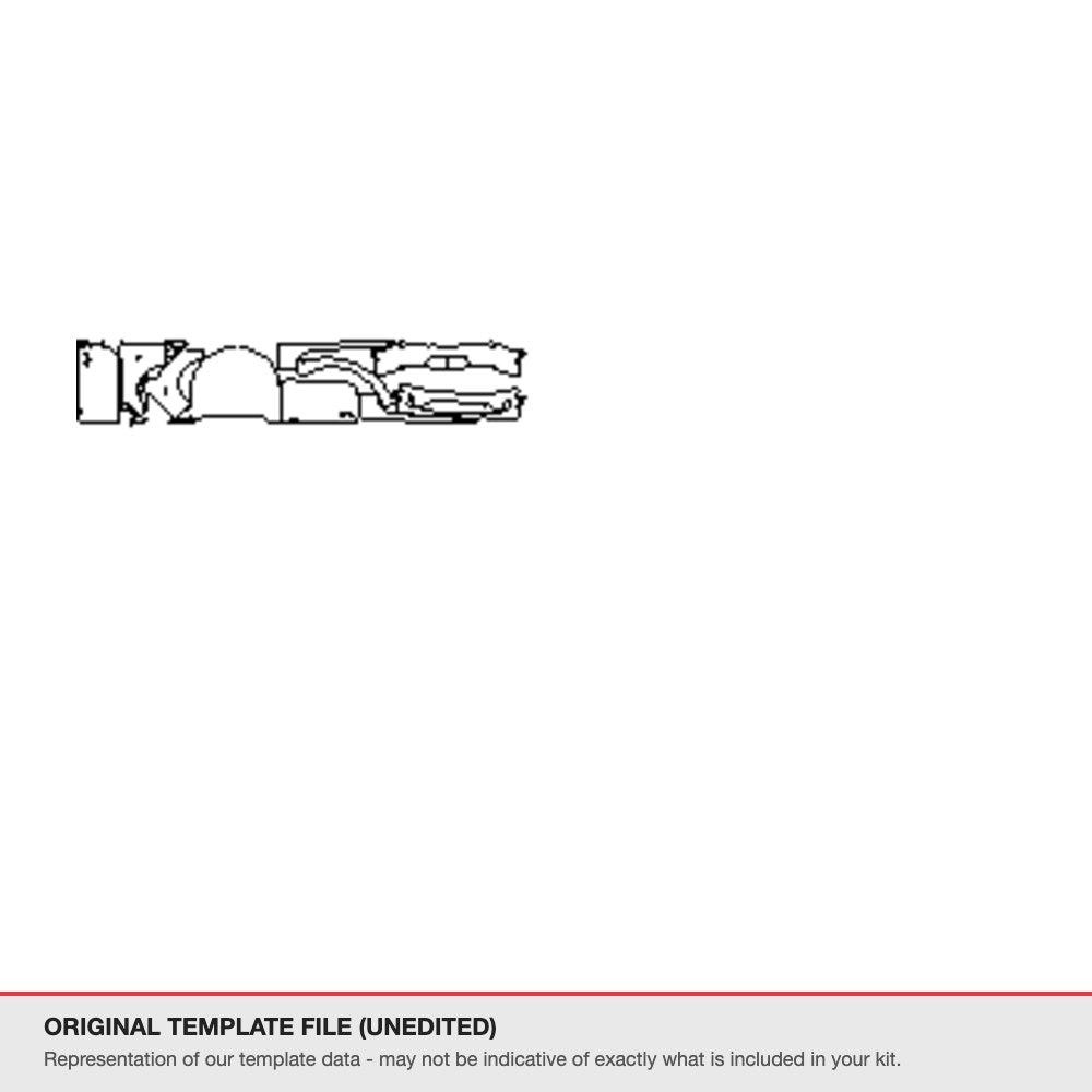 Chevrolet Camaro LS 2019+ original template file (template 1)