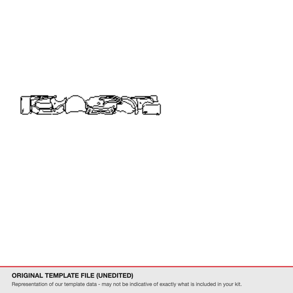 Chevrolet Camaro LTV6 2018+ original template file