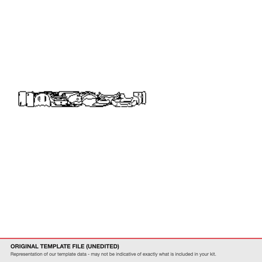 Chevrolet Camaro SS 2018 original template file (template 2)