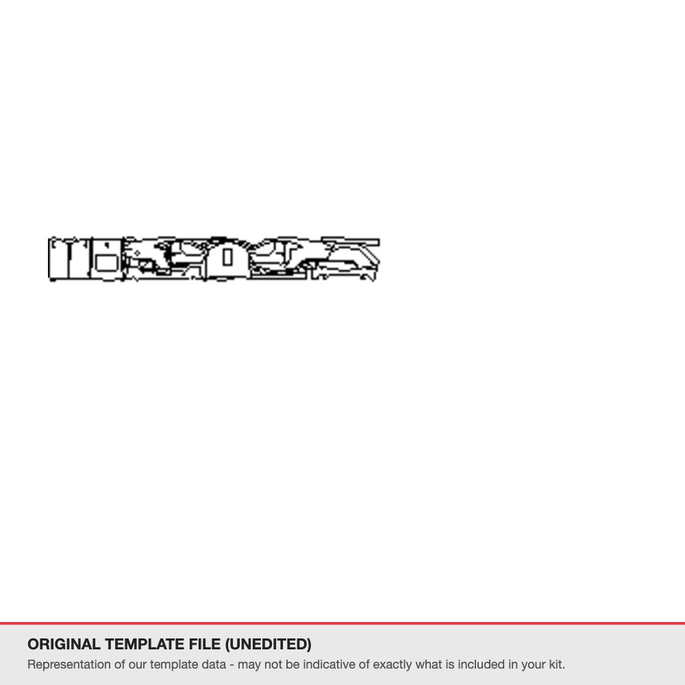 Chevrolet Camaro SS 2019+ original template file (template 3)