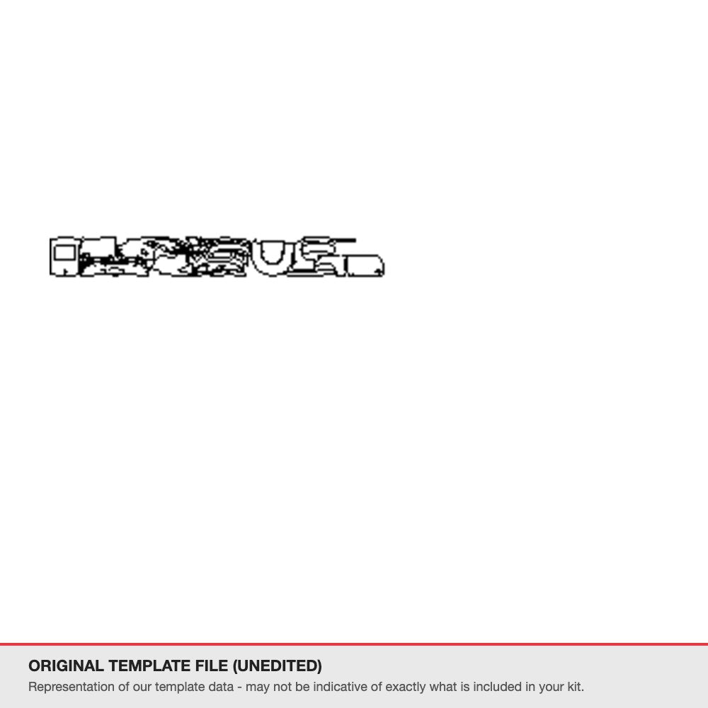 Chevrolet Camaro ZL1 2022-2023 original template file (template 2)