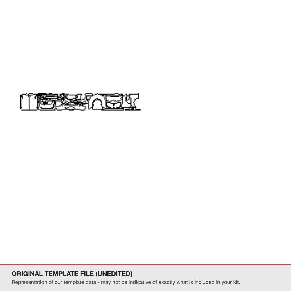 Chevrolet Camaro ZL1 2022-2023 original template file (template 1)