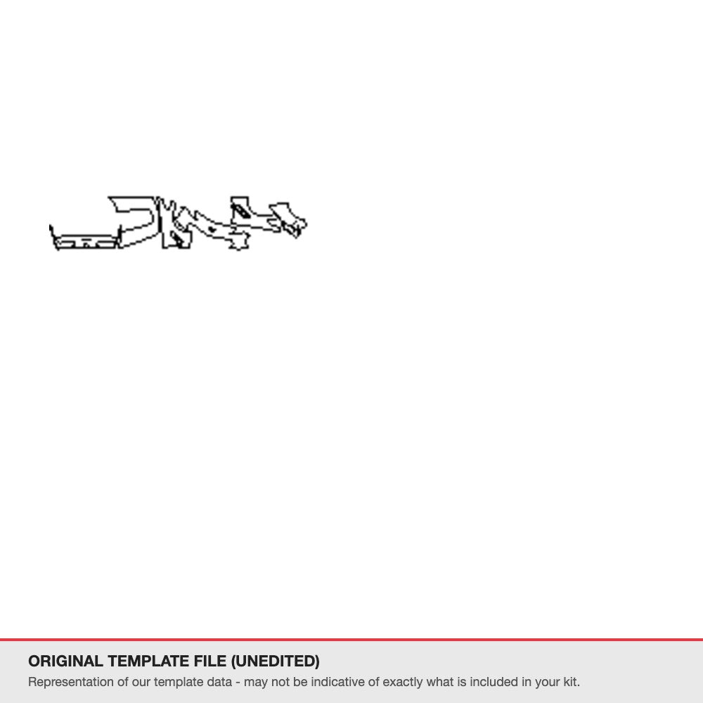 Chevrolet Corvette Grand Sport 2015+ original template file