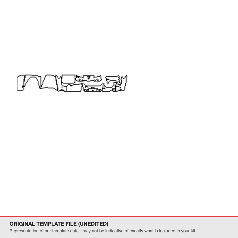 Chevrolet Corvette Z06 2010-2018 original template file