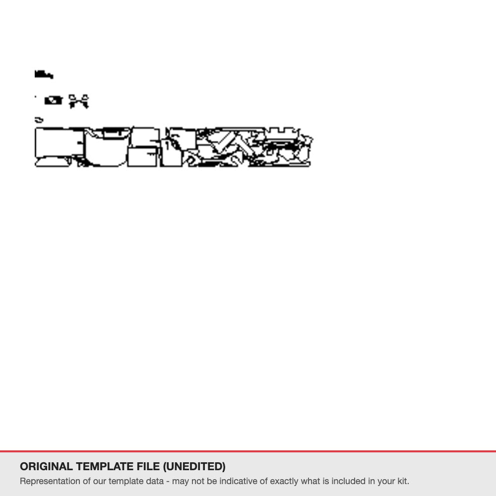 Hyundai Tucson 2021-2024 original template file (template 2)