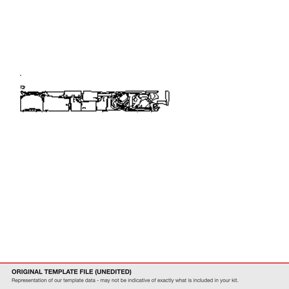 Hyundai Tucson 2025+ original template file (template 2)