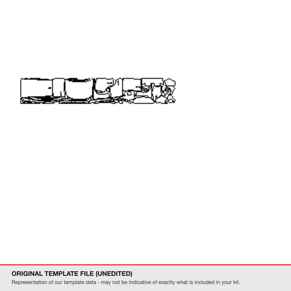 Hyundai Tucson 2025+ original template file (template 1)