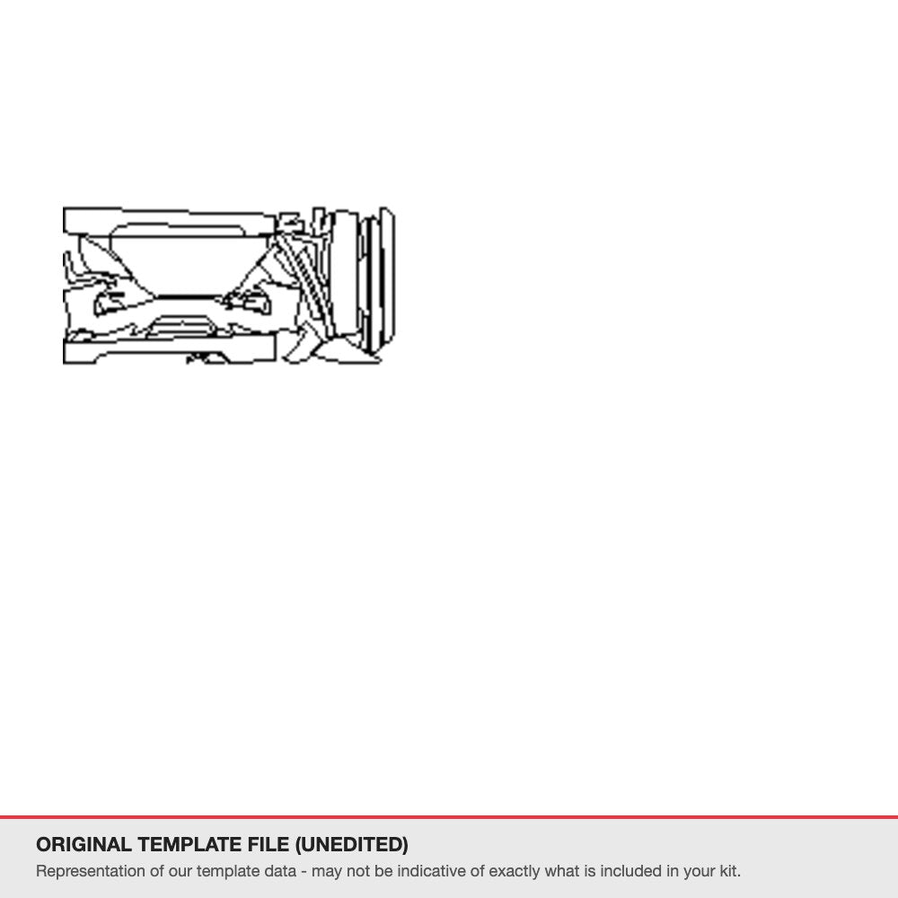 Hyundai Genesis Coupe 2011-2014 original template file