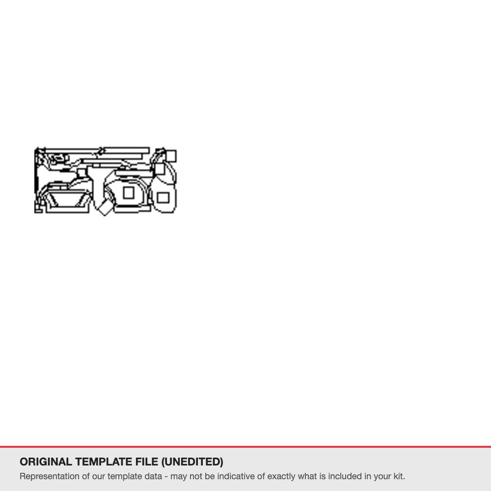 Hyundai Palisade 2021-2022 original template file (template 1)