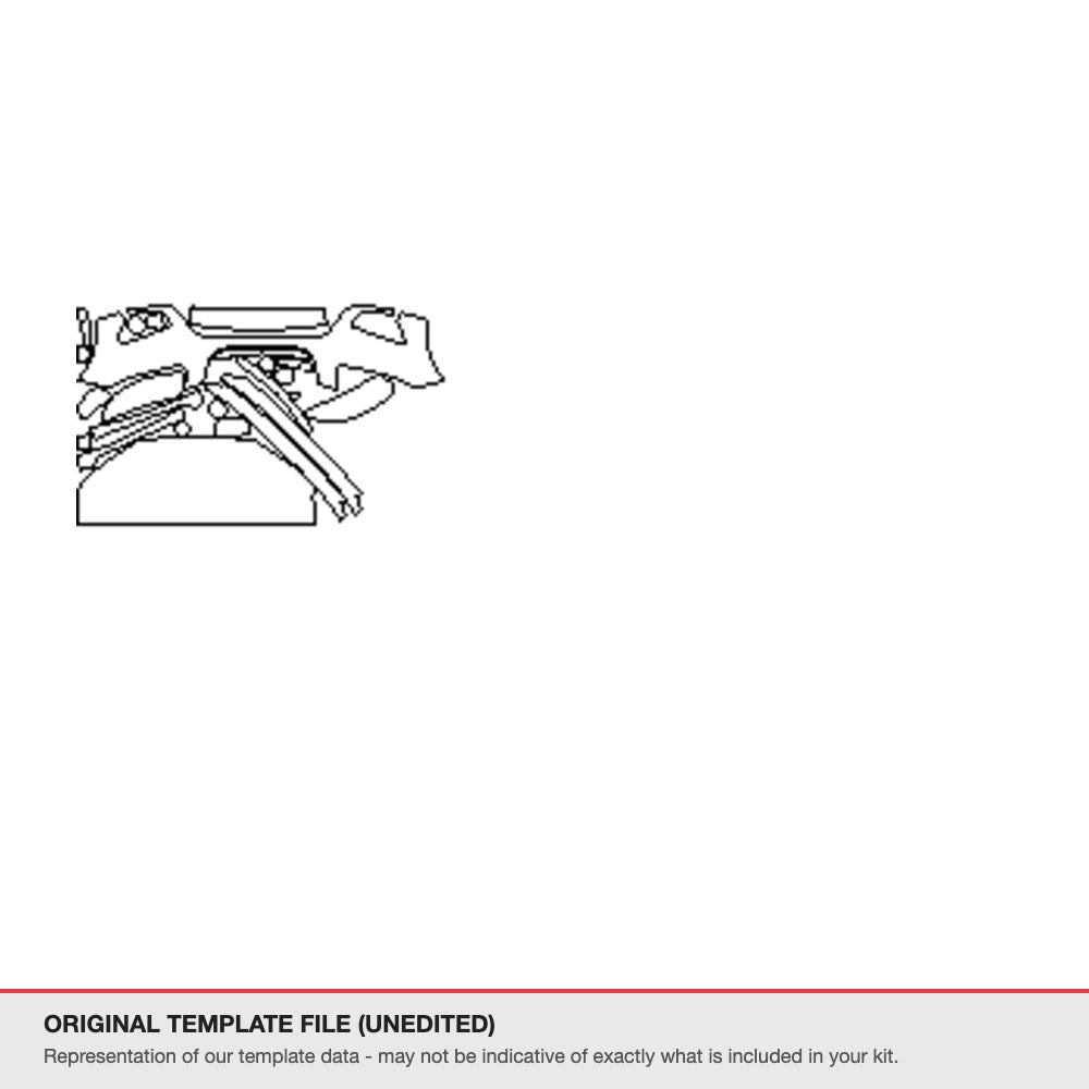 Hyundai Santa Fe 2011-2012 original template file