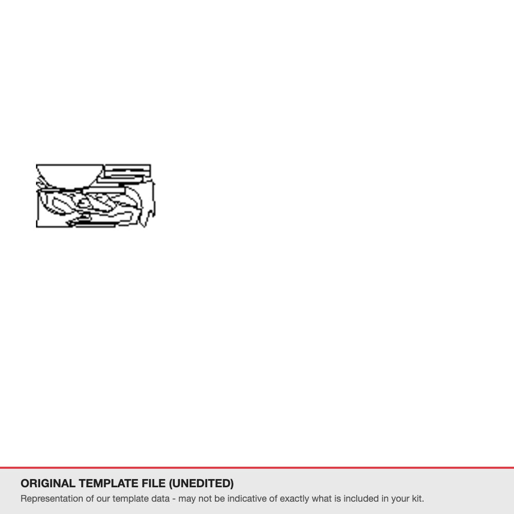 Hyundai Santa Fe 2013-2016 original template file