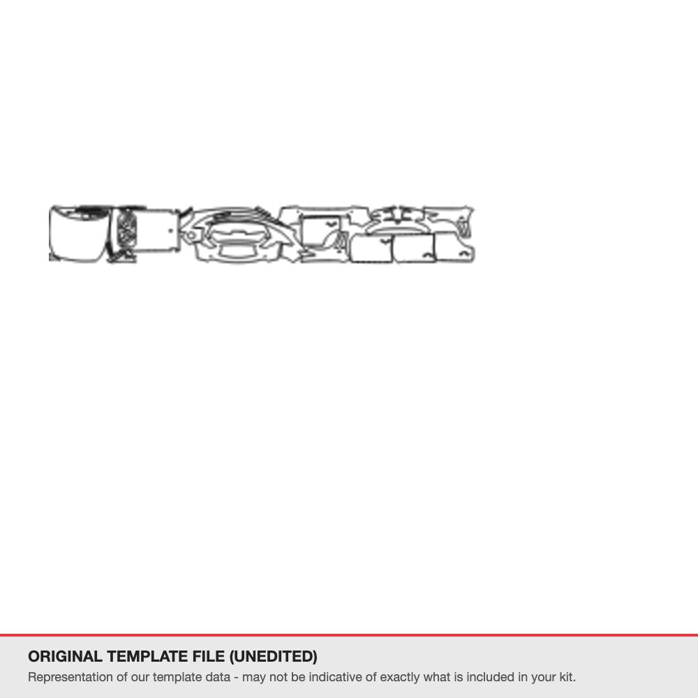 Infiniti QX70 2018+ original template file
