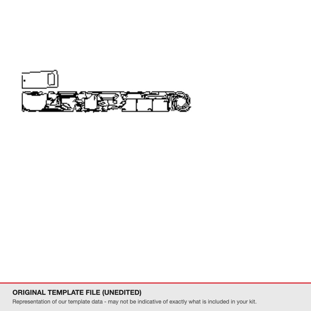 Infiniti QX80 2017-2024 original template file