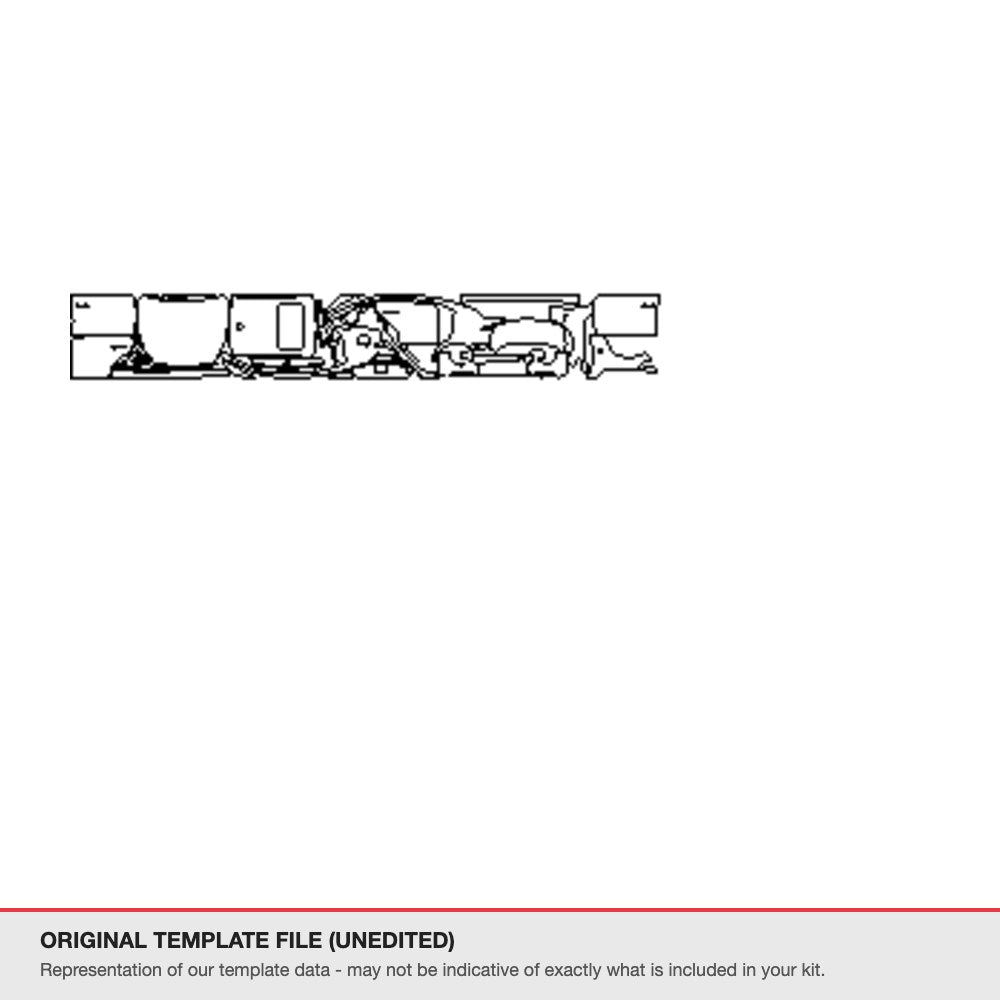 Infiniti Q50 2018+ original template file (template 2)