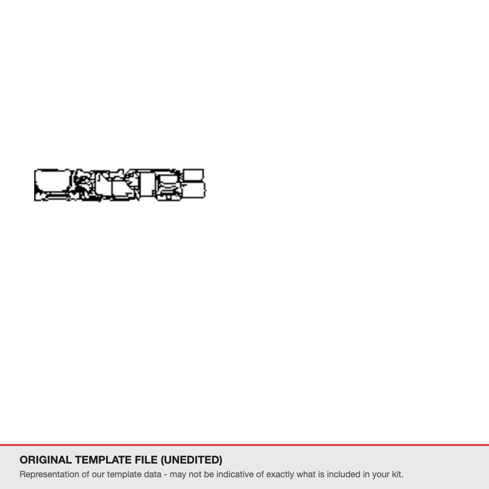 Infiniti QX30 2018+ original template file